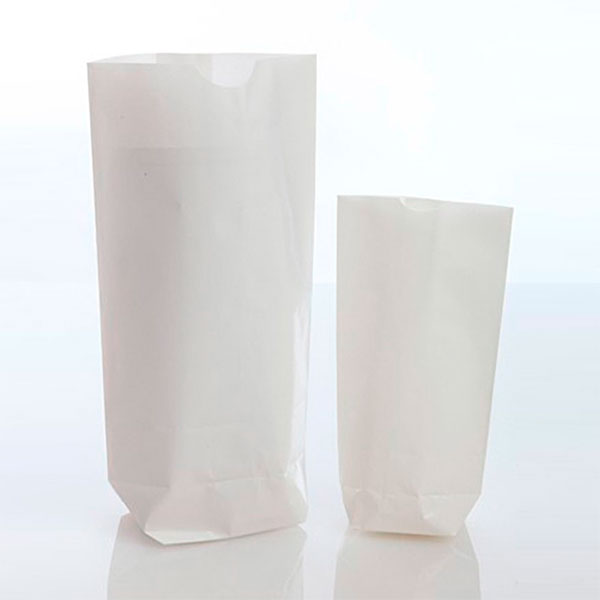 bolsas de papel blancas con base