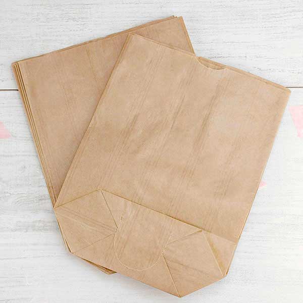 Bolsas de papel marrón craft