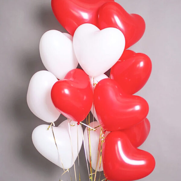 Globos en forma de corazón para San Valentín y Bodas