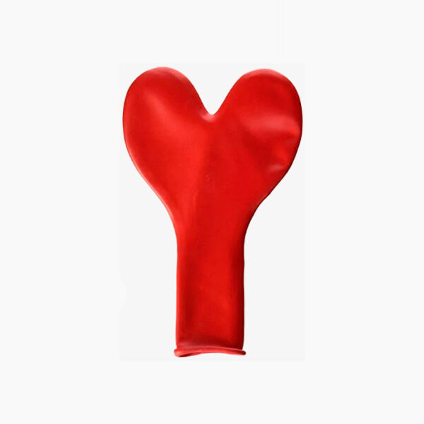 globo en forma de corazon rojo